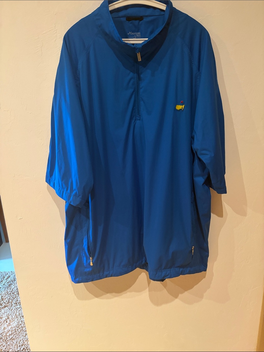 Masters Royal Blue Pullover Jacket Windbreaker